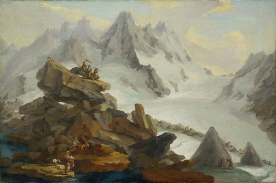 Die Berge bei Lauteraar, 1776 von Caspar Wolf